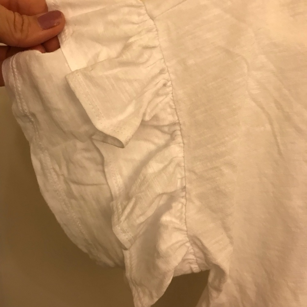 White Ruffle Sleeve - Picture 2 of 3